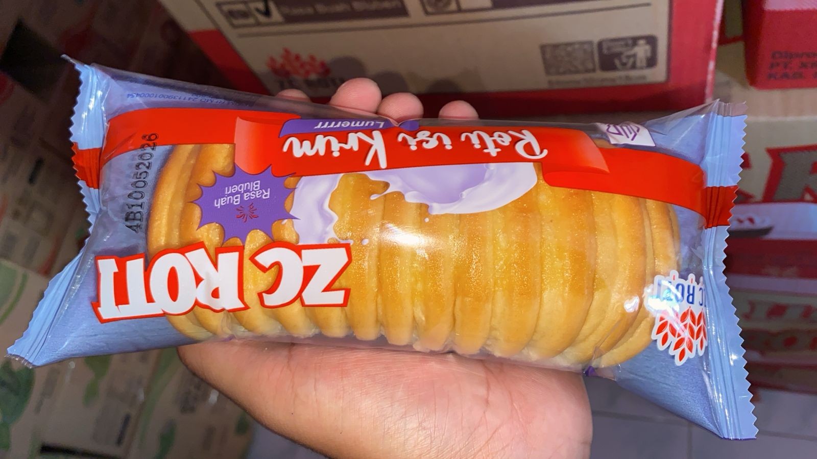 蓝莓奶味面包
