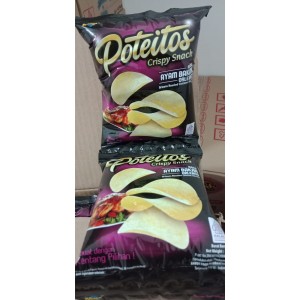 KIKOYA POTEITOS CRISPY SNACK RASA SAMBAL AYAM BAKAR ORLEANS