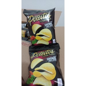 KIKOYA POTEITOS CRISPY SNACK RASA SAMBAL DAUN JERUK